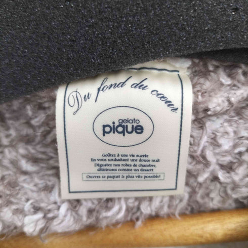 ジェラートピケ gelato pique ジェラートメランジ2ボーダーパーカー レディース ONE SIZE