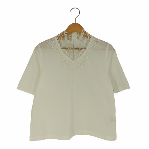 アメリヴィンテージ Ameri VINTAGE MEDI LACE NECK BLOUSE レースブラウス レディース FREE