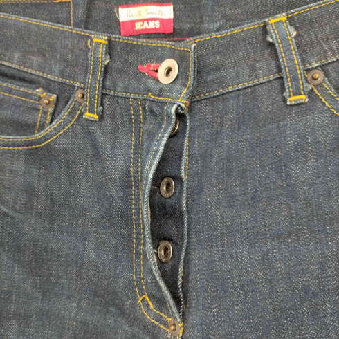 ポール・スミスジーンズ Paul Smith JEANS ボタンフライ ストレートデニムパンツ レディース