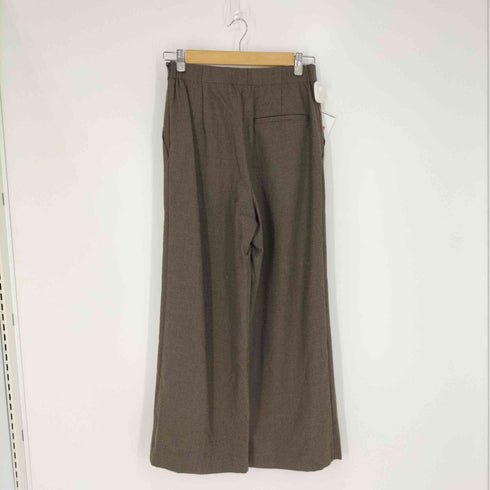 ボールジー BALLSEY ウォッシャブルサキソニー セミワイドパンツ レディース 34