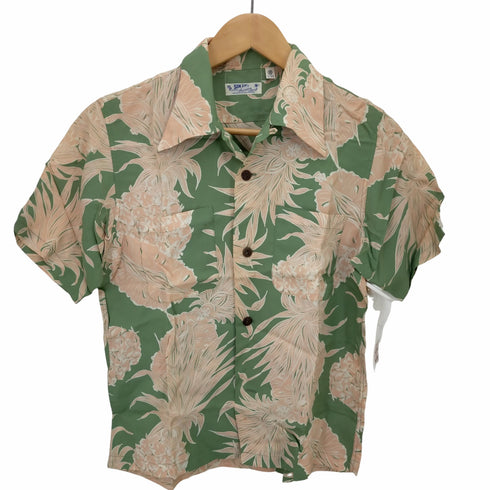 サンサーフ SUN SURF 総柄 開襟 ショートスリーブアロハシャツ メンズ import:XS