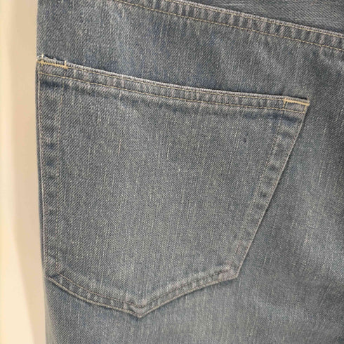 オーラリー AURALEE SELVEDGE FADED LIGHT DENIM WIDE PANTS メンズ JPN:4