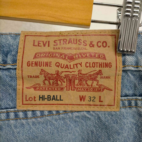 リーバイス Levis HI-BALL ジップフライストレートデニムパンツ メンズ US:32-33