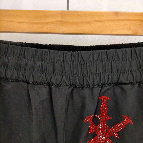 アンノウン UNKNOWN ALL OVER DAGGER RHINESTONE BAGGY PANTS メンズ JPN:L