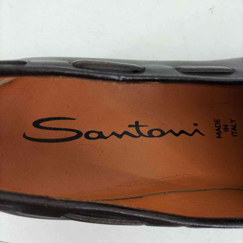 サントーニ santoni レザータッセルローファー メンズ 5 1/2