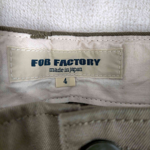 エフオービーファクトリー FOB FACTORY NARROW U.S TROUSER メンズ 30