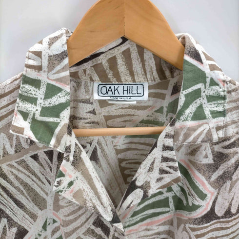 oak hill USA製 オープンカラーシャツ レディース JPN:L