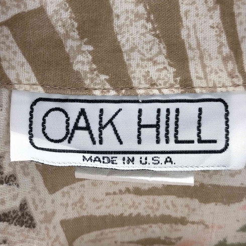 oak hill USA製 オープンカラーシャツ レディース JPN:L