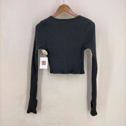 スライ SLY CUT RIB SNAP トップス レディース FREE