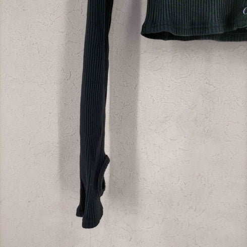 スライ SLY CUT RIB SNAP トップス レディース FREE