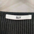 スライ SLY CUT RIB SNAP トップス レディース FREE