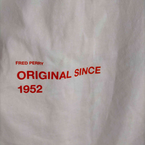 フレッドペリー FRED PERRY プリントクルーネックTシャツ メンズ JPN:L