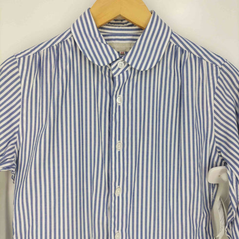 モリカゲシャツキョウト MORIKAGE SHIRT KYOTO 丸襟 ストライプシャツワンピース レディース SS