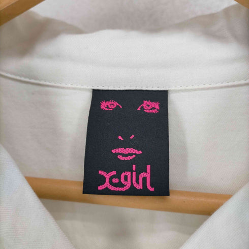 エックスガール X-girl Delicious Pizza ボーリングシャツ レディース JPN:2