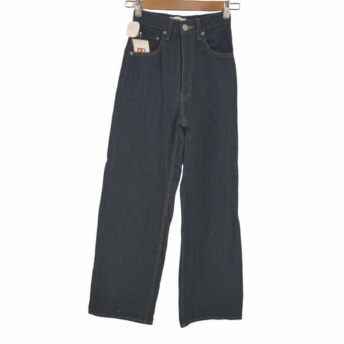 アズールバイマウジー AZUL by moussy HIGH WAIST DENIM WIDE 3/ハイウエストデニムワイド3 レディース JPN:XS