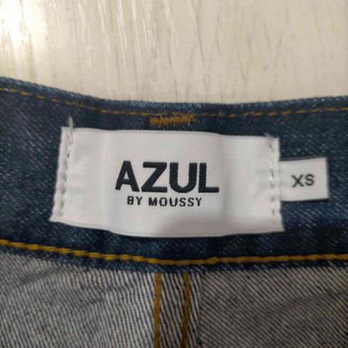 アズールバイマウジー AZUL by moussy HIGH WAIST DENIM WIDE 3/ハイウエストデニムワイド3 レディース JPN:XS