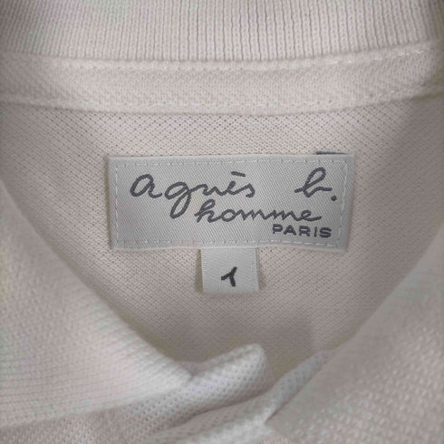 アニエスベーオム Agnes b.homme ロゴ刺しゅうポロシャツ メンズ JPN:1