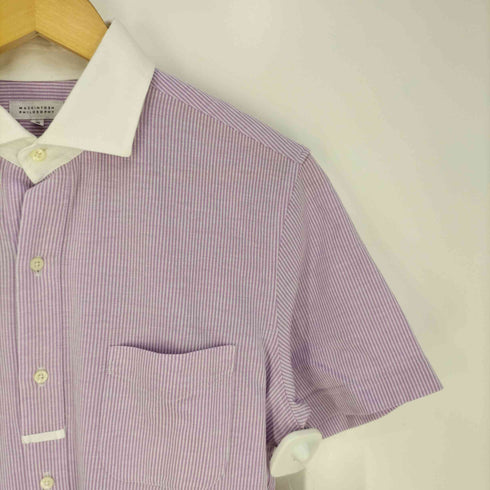 マッキントッシュフィロソフィー MACKINTOSH PHILOSOPHY クレリック ストライプシャツ メンズ 40