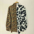 At Marvelous ツートン カラー L/S シャツ モウ柄 レオパード柄 メンズ JPN:XL