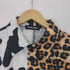 At Marvelous ツートン カラー L/S シャツ モウ柄 レオパード柄 メンズ JPN:XL
