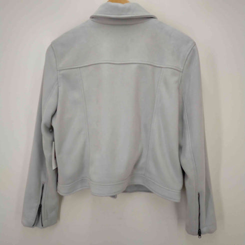 バナナリパブリック BANANA REPUBLIC VEGAN SUEDE MOTO JACKET ヴィーガンスエードモトジャケット レディース import:L