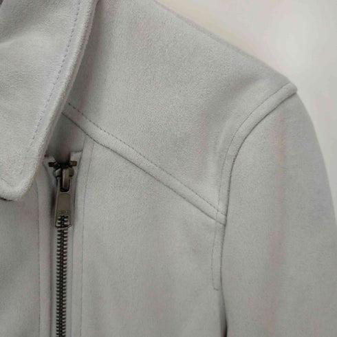 バナナリパブリック BANANA REPUBLIC VEGAN SUEDE MOTO JACKET ヴィーガンスエードモトジャケット レディース import:L