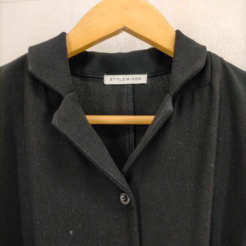 スタイルミキサー STYLEMIXER 開襟 ギャザーL/S ワンピース レディース FREE