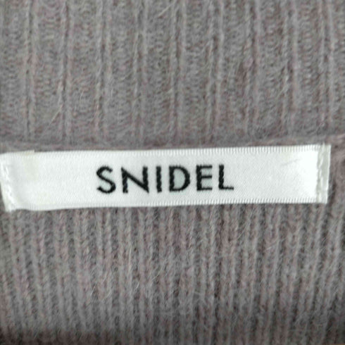 スナイデル snidel シースルーショルダーミニニットワンピ レディース ONE SIZE