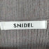 スナイデル snidel シースルーショルダーミニニットワンピ レディース ONE SIZE