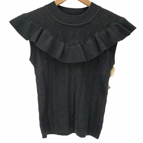 スライ SLY FRONT FRILL KNIT トップス レディース FREE