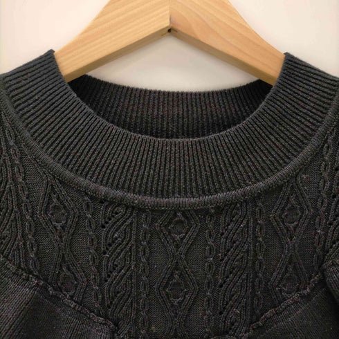 スライ SLY FRONT FRILL KNIT トップス レディース FREE