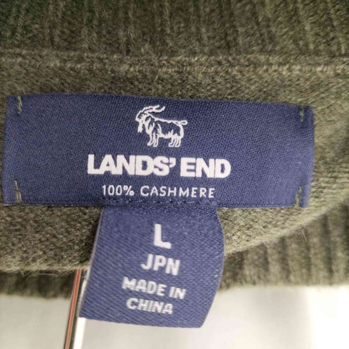ランズエンド LANDS END カシミヤタートルネックニット レディース import:L