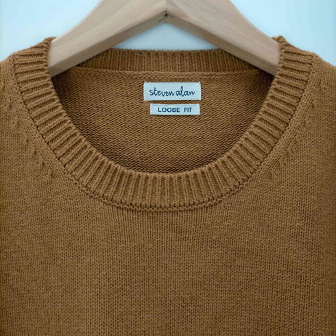 スティーブンアラン Steven Alan コットン/カシミヤ クルーネック ニット LOOSE メンズ JPN:L