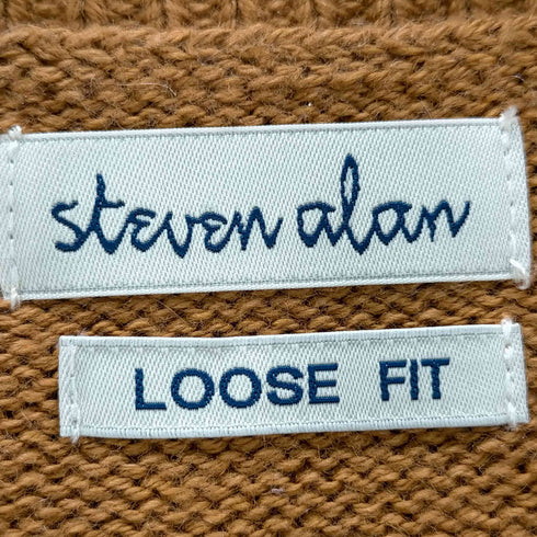 スティーブンアラン Steven Alan コットン/カシミヤ クルーネック ニット LOOSE メンズ JPN:L