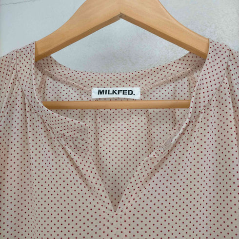 ミルクフェド MILKFED. ノースリーブドットワンピース レディース ONE SIZE