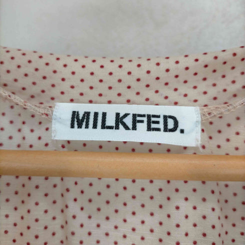 ミルクフェド MILKFED. ノースリーブドットワンピース レディース ONE SIZE