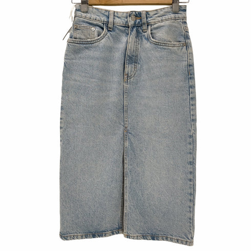 ザラ ZARA フロントスリットデニムスカート レディース JPN:XS