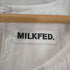 ミルクフェド MILKFED. 袖刺繍メッシュギャザーワンピース レディース ONE SIZE
