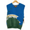 ゴルフワン GOLF WANG flower vestf ニット ベスト メンズ import:M