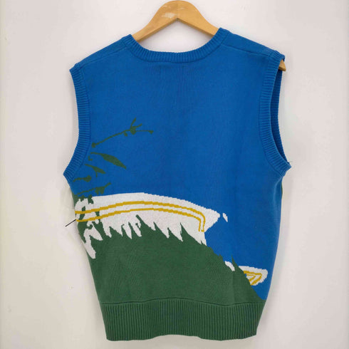 ゴルフワン GOLF WANG flower vestf ニット ベスト メンズ import:M