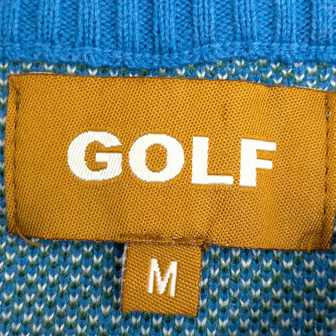 ゴルフワン GOLF WANG flower vestf ニット ベスト メンズ import:M