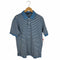 ユニクロ UNIQLO 00S OLD ボーダー柄鹿の子ポロシャツ メンズ JPN:L