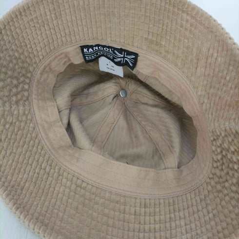 カンゴール KANGOL SMU Wide Cord Casual ロゴ刺繍 コーデュロイバケットハット レディース L