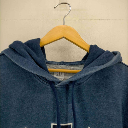 ギャップ Gap フロント刺繍 インディゴ染めプルオーバーパーカー メンズ JPN:XL