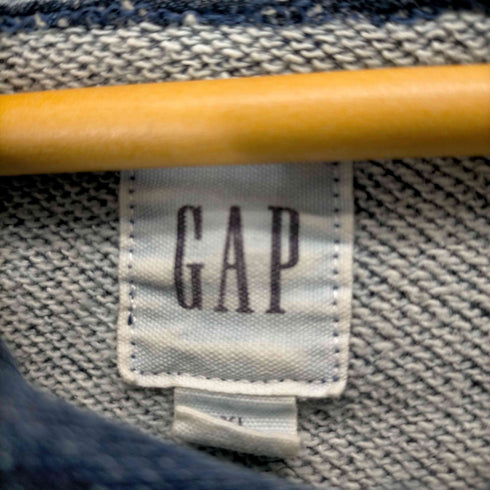 ギャップ Gap フロント刺繍 インディゴ染めプルオーバーパーカー メンズ JPN:XL