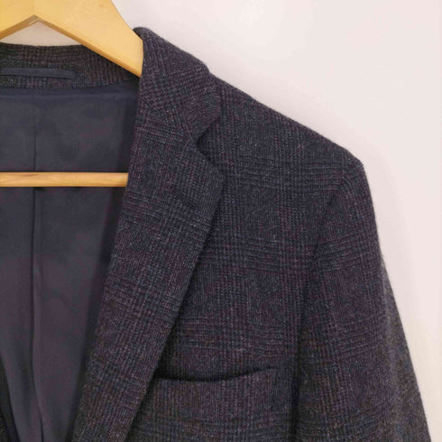 ユナイテッドアローズグリーンレーベルリラクシング UNITED ARROWS green label relaxing NM ホームスパンNT 2B M70 ツイード テーラードジャケット メンズ JPN:M