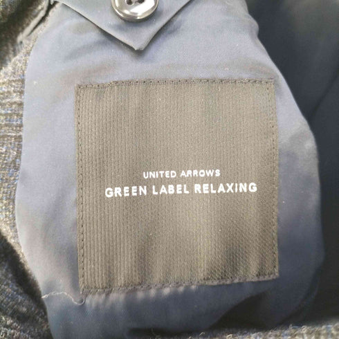 ユナイテッドアローズグリーンレーベルリラクシング UNITED ARROWS green label relaxing NM ホームスパンNT 2B M70 ツイード テーラードジャケット メンズ JPN:M