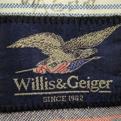 ウィリスアンドガイガー Willis&Geiger ボックスシルエット BDストライプシャツ メンズ JPN:L