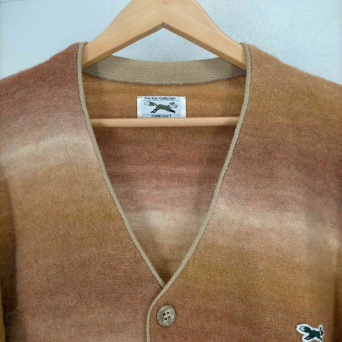 ザ フォックス コレクション THE FOX COLLECTION 別注 FOX刺繍 グラデーションボーダー カーディガン メンズ import:L