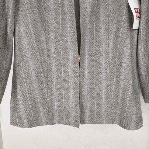 ヴァレンティノ Valentino MADE IN ITALY シルク混ノーカラージャケット レディース 8